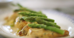 Mary Berry Chicken with lemon and asparagus recipe on Saturday Kitchen