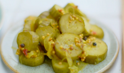 Jools  cucumber pickle with Indian spices on Nadiya’s British Food Adventure