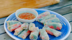 Nadiya Hussain crab summer rolls on Nadiya’s British Food Adventure