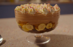 Simon Rimmer chocolate trifle with orange marmalade on Eat the Week with Iceland