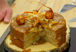 Steven’s bonfire night cake on The Great British Bake Off 2017