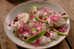 Nigella Lawson feta and avocado salad on Saturday kitchen