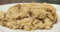 Dev’s wild mushroom risotto on Celebrity MasterChef 2017