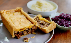 Nadiya Hussain steak and kidney ras el hanout pie on Nadiya’s British Food Adventure