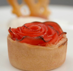 Angellica Bell’s rose apple tart dessert on Celebrity Masterchef 2017