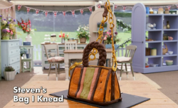 Steven’s bag I need showstopper bread  sculpture on Bake Off 2017