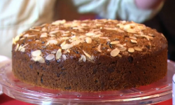 Sue’s  boiled fruit cake with root beer on The Hungry Sailors