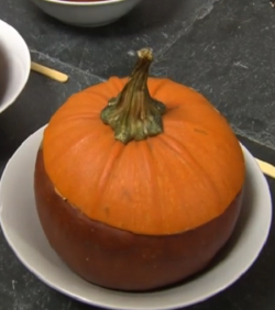 James’ pumpkin bread pudding on The Hungary Sailors