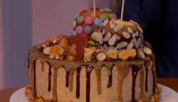 Sebastian’s caramel apple cake on The Great British Bake Off: An Extra Slice