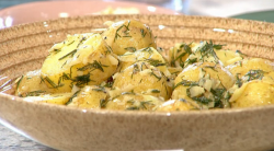 Bronte Aurell’s Scandinavian dill, potato and beetroot salad on Sunday Brunch