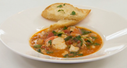 Lesley Garrett’s rustic French fish stew on Celebrity Masterchef 2017