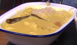 James Strawbridge’s monkfish Greek curry on The Hungry sailors