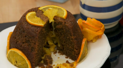 Julia’s orange and treacle steamed school pudding on The Great British Bake Off