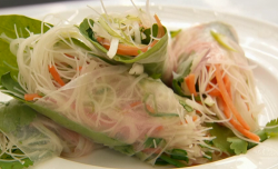 John Torode’s Vietnamese rice paper rolls on Celebrity Masterchef 2017