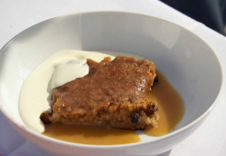 Becky’s sticky toffee pudding  on Celebrity Masterchef 2017