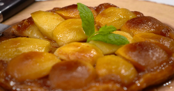 Mark Bellamore’s Tarte tatin with calvados cream dessert on The Big Family Cooking Showdown