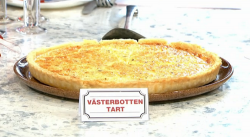 Bronte Aurell’s vasterbotten cheese tart on Sunday Brunch