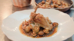 Michael Caines roast chicken with lentils and red wine sauce recipe on Saturday Morning with Jam ...