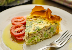 Simon Rimmer’s Smoked Mackerel and Edamame Tart on Sunday Brunch