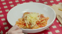 Chris Bavin’s sausage meatball pasta on Eat Well For Less?