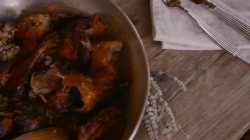 Simonetta’s duck with orange sauce on A Celebrity Taste of Italy