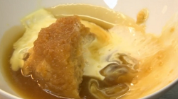 Dick Strawbridge steamed pudding with butter scotch sauce on The Hungry Sailors