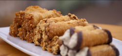 Steven’s Italian Style cannoli on The Great British Bake Off 2017