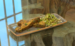 Cyrus Todiwala Spiced venison  with Brussels sprouts on Saturday Kitchen