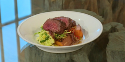 Peter Gordon’s coconut Venison curry with pumpkin and mustard cabbage on Saturday Kitchen