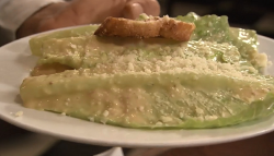 Caesar salad made with the original recipe  in Mexico on  Rick Stein’s Road To Mexico