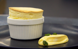 Ryan’s passionfruit souffle on MasterChef: The Professionals