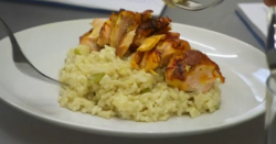 Risotto with salmon recipe on The Apprentice 2017