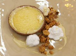 Will’s white chocolate and oregano tart on MasterChef: The Professionals 2017