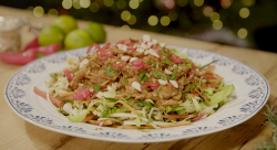 Bikers Christmas bang bang turkey salad with peanut sauce