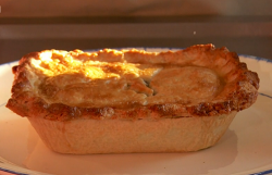 Lynn’s homemade  game venison pie on Saturday Kitchen