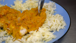 Roger’s low fat chicken Korma curry  on Food unwrapped diet Special