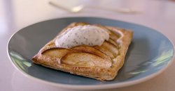 Tom Kerridge French apple tart with zero fat  Greek yoghurt on Tom Kerridge’s Lose Weight For Good