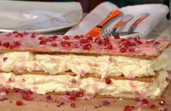 John Gregory-Smith Moroccan mille-feuille with rosewater on Sunday Brunch