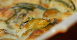 The Hairy Bikers stuffed mussels with courgette gratin