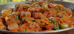 The Hairy Bikers’ veal and olive stew recipe