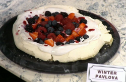 Big Bosh winter pavlova on Sunday Brunch