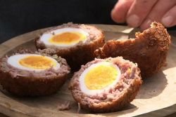 The Hungry Sailors picnic scotch duck eggs with coleslaw