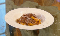 Theo Randall beef ragu with red wine and pasta on Saturday Kitchen