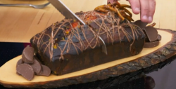 Ruth Davidson chocolate orange marble loaf cake on The Great Celebrity Bake Off Stand Up to Cancer