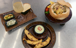 Moonira Masterchef’s  haleem dish containing a lamb and barley broth with homemade bread, stuffe ...