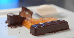 David’s chocolate mousse bars with Greek yoghurt ice cream dessert inspired by the George  ...