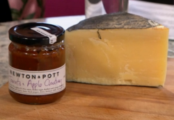 Best Cheese in the world with tomato and apple chutney on Sunday Brunch