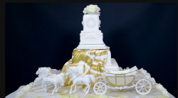 Rosie’s Royal Horse Drawn Carriage cake on Extreme Cake Makers