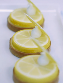 Cherish Finden’s tartes au citron on Bake Off: The Professionals