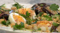 John Gregory Smith’s  sabich salad on Sunday Brunch